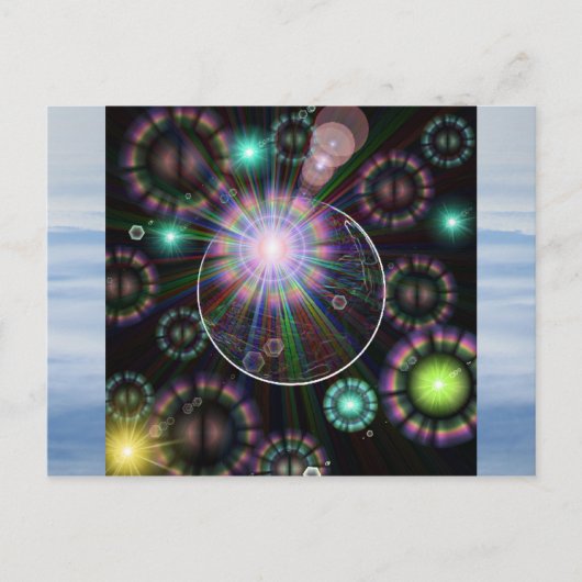 Moon Postkarte (Vorderseite)