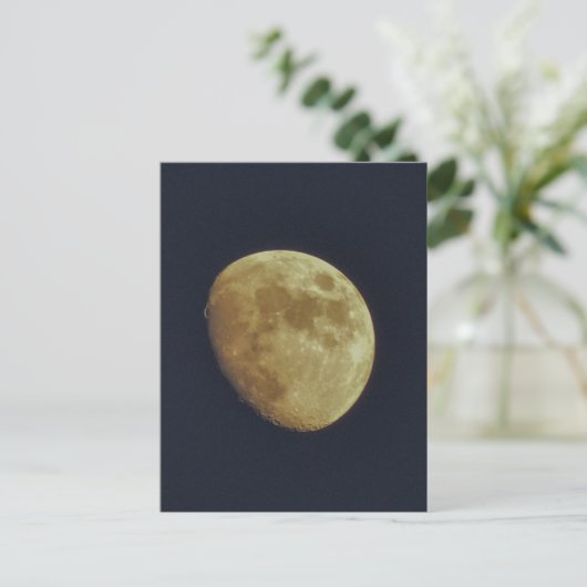 Moon Postkarte (Stehend Vorderseite)