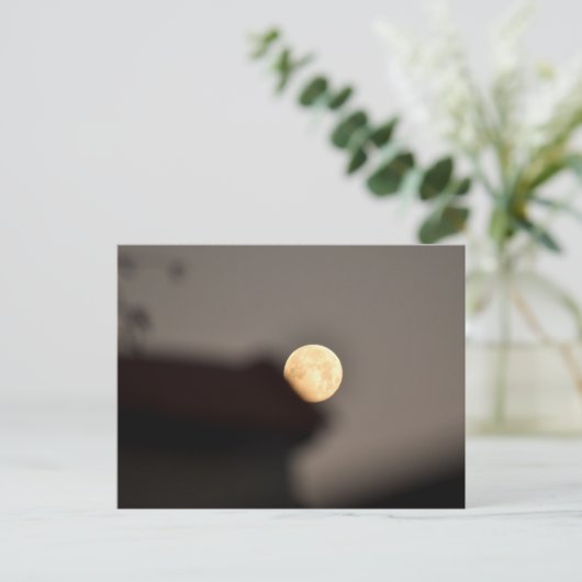 Moon Postkarte (Stehend Vorderseite)