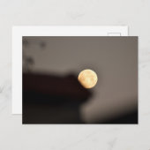 Moon Postkarte (Vorne/Hinten)