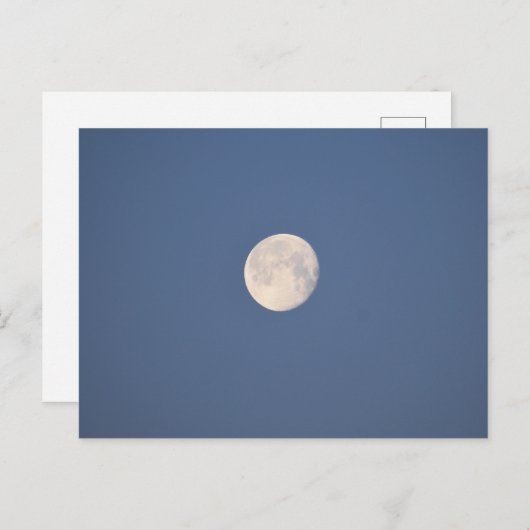 Moon  postkarte (Vorne/Hinten)