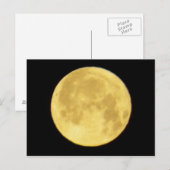 Moon Postkarte (Vorne/Hinten)