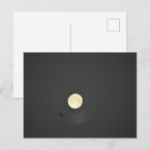 Moon Postkarte (Vorne/Hinten)
