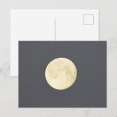 Moon Postkarte (Vorne/Hinten)