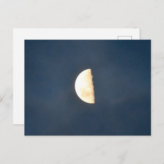 Moon  postkarte (Vorne/Hinten)