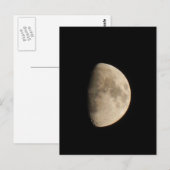Moon Postkarte (Vorne/Hinten)