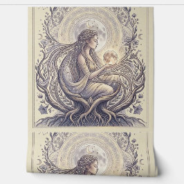 Moon Priestess Goddess Tapete