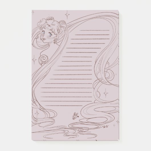 Moon Princess Post-it Klebezettel (Vorderseite)