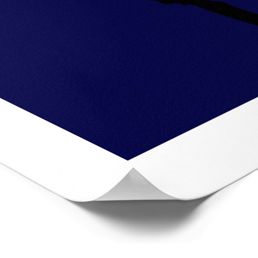 Moon Print, Modern Boho Wall Art, Poster (Ecke)