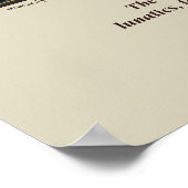 Moon Print Poster (Ecke)