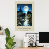 Moon Print Poster (Heimbüro)