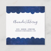 Moon Quadratische Visitenkarte (Vorderseite)