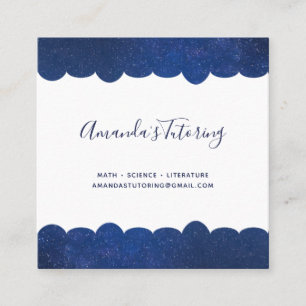 Moon Quadratische Visitenkarte