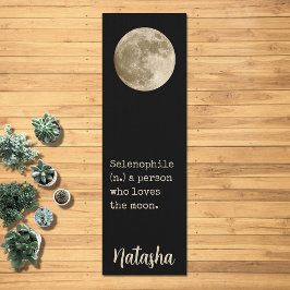 Moon Quote Celestial Spiritueller Space Individuel Yogamatte