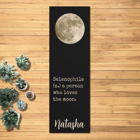 Moon Quote Celestial Spiritueller Space Individuel Yogamatte