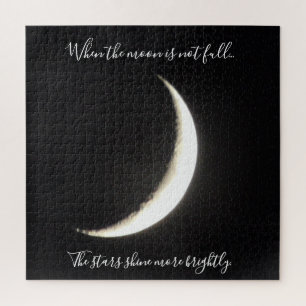 Moon Quote Sliver of the Moon Challenging Puzzle