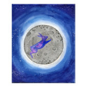 Moon Rabbit Fotodruck (Vorne)