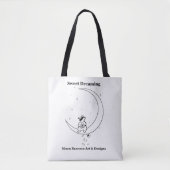 Moon Raccoon Tasche (Vorderseite)