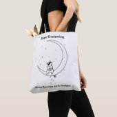 Moon Raccoon Tasche (Von Nahem)