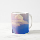 Moon Rainbow: Pastel Sky Beauty. Kaffeetasse (VorderseiteRechts)
