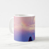 Moon Rainbow: Pastel Sky Beauty. Kaffeetasse (Vorderseite Links)