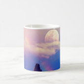 Moon Rainbow: Pastel Sky Beauty. Kaffeetasse (Mittel)
