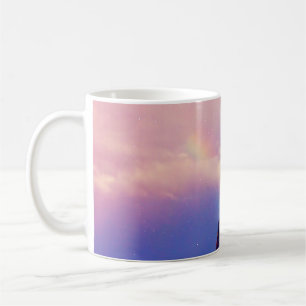 Moon Rainbow: Pastel Sky Beauty. Kaffeetasse
