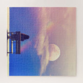 Moon Rainbow: Pastel Sky Beauty. Puzzle (Horizontal)