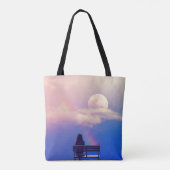 Moon Rainbow: Pastel Sky Beauty. Tasche (Rückseite)