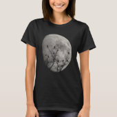 Moon Raven Gothic Crows Silhouette T-Shirt (Vorderseite)