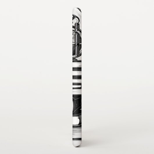 Moon Raven iPhone Hülle (Linke Seite)