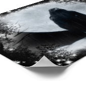 Moon Raven Poster (Ecke)