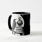Moon Raven Tasse (Vorderseite Links)