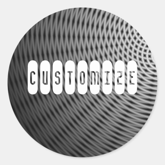 Moon Ray - Vorlage Runder Aufkleber (Vorderseite)