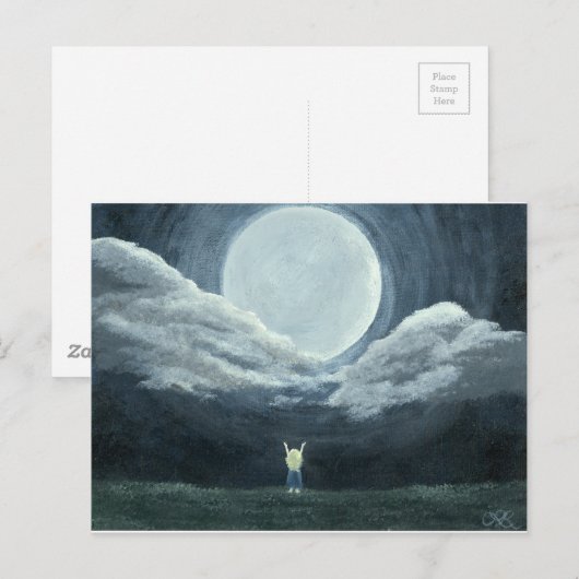 Moon Reach Postkarte (Vorne/Hinten)