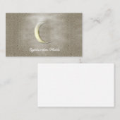 Moon, Reiki, Spirituelle, Wasserfarben Visitenkart Visitenkarte (Vorne/Hinten)