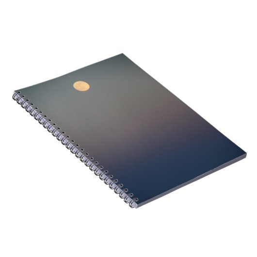 Moon Rise Over the Ocean #4711 Notebook Notizblock (Rechte Seite)