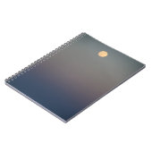 Moon Rise Over the Ocean #4711 Notebook Notizblock (Linke Seite)