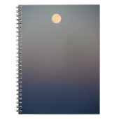 Moon Rise Over the Ocean #4711 Notebook Notizblock (Vorderseite)