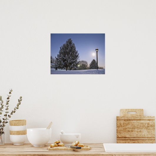 Moon Rise Poster (Küche)