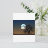 Moon Rise Postkarte (Stehend Vorderseite)