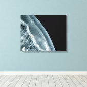 Moon Rise Wrapped Canvas Leinwanddruck (Insitu (Holzboden))