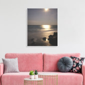 Moon Rising Over Ocean Leinwanddruck (Insitu (Wohnzimmer))
