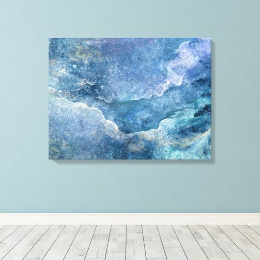 Moon River and Me Leinwand Wrap (Insitu (Holzboden))