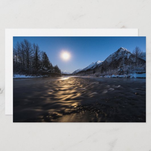 Moon River Briefpapier (Vorne/Hinten)