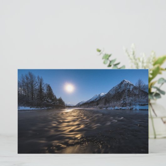 Moon River Briefpapier (Stehend Vorderseite)