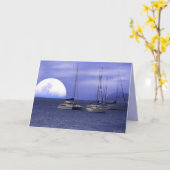 Moon River Father's Day Card with Verse Karte (Gelbe Blume)