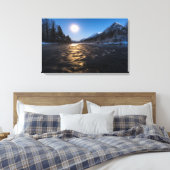 Moon River Leinwanddruck (Insitu (Schlafzimmer))