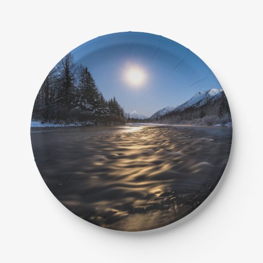 Moon River Pappteller (Vorderseite)