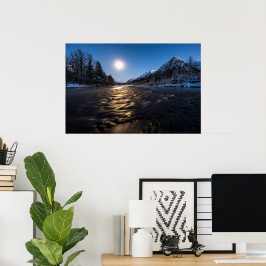 Moon River Poster (Heimbüro)